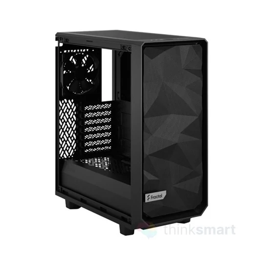 FRACTAL DESIGN Ház Midi ATX Meshify 2 Compact Tápegység nélkül, Fekete Üvegfalú