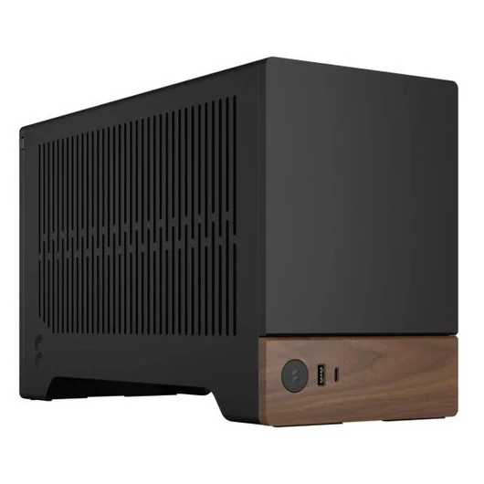 FRACTAL DESIGN Ház mITX Terra (PCI-E 4.0) Tápegység nélkül, Fekete