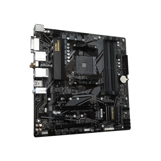 GIGABYTE Alaplap AM4 B550M DS3H AC AMD B550, mATX