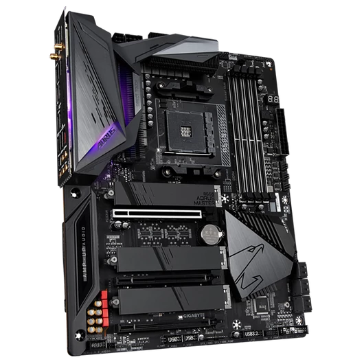 GIGABYTE Alaplap AM4 B550 AORUS MASTER GAMING AMD B550, ATX