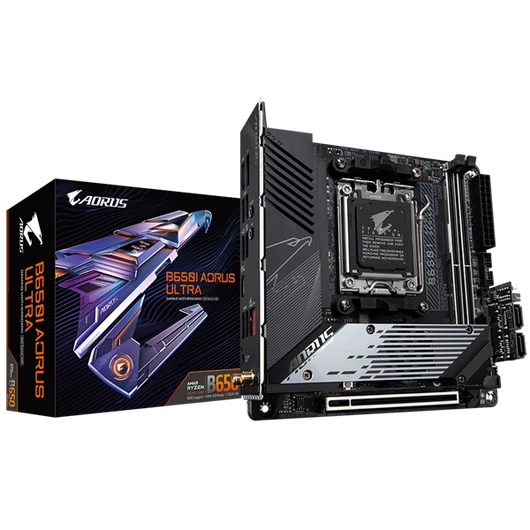 GIGABYTE Alaplap AM5 B650I AORUS ULTRA AMD B650, mini-ITX