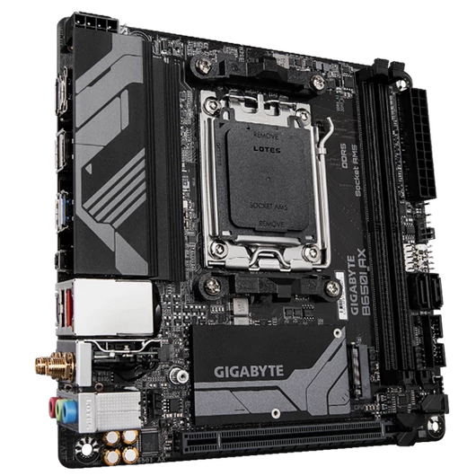 GIGABYTE Alaplap AM5 B650I AX AMD B650, mini-ITX
