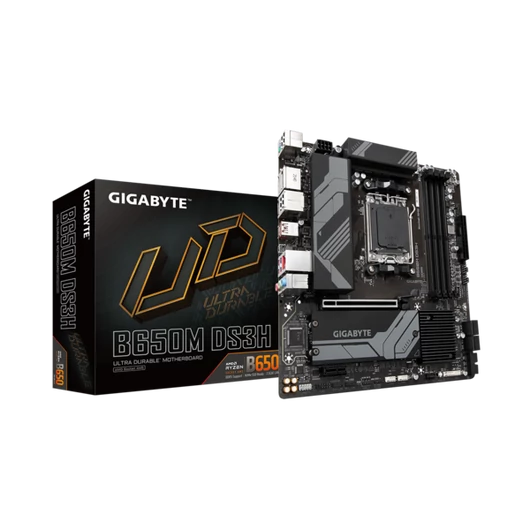 GIGABYTE Alaplap AM5 B650M DS3H AMD B650, mATX
