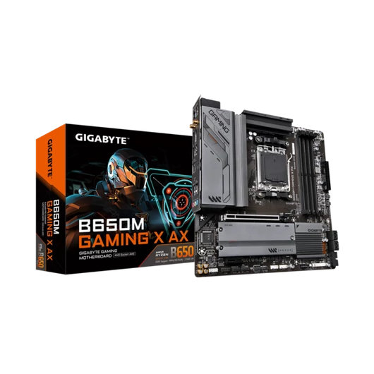 GIGABYTE Alaplap AM5 B650M GAMING X AX AMD B650, mATX