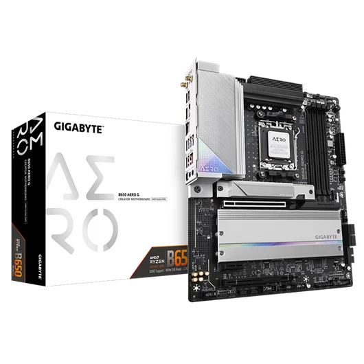 GIGABYTE Alaplap AM5 B650 AERO G AMD B650, ATX