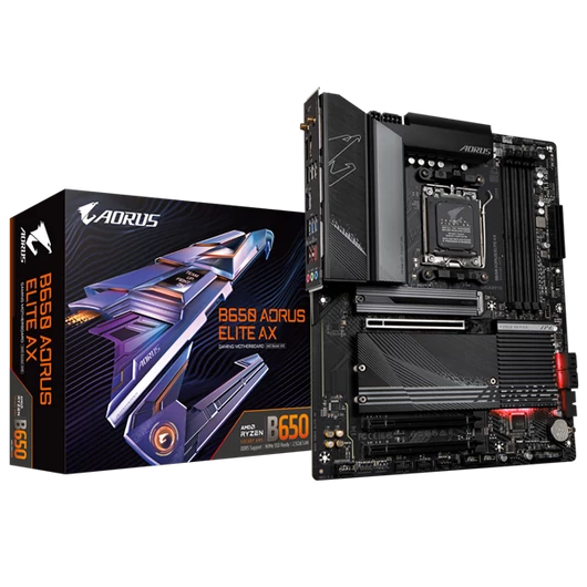 GIGABYTE Alaplap AM5 B650 AORUS ELITE AX AMD B650, ATX
