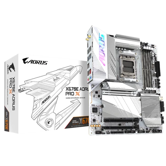GIGABYTE Alaplap AM5 X670E AORUS PRO X AMD X670, ATX