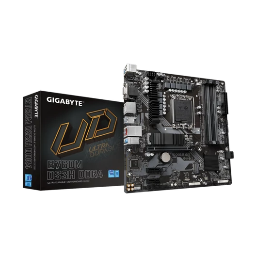 GIGABYTE Alaplap S1700 B760M DS3H DDR4 INTEL B760, mATX