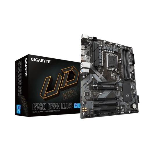 GIGABYTE Alaplap S1700 B760 DS3H DDR4 INTEL B760, ATX