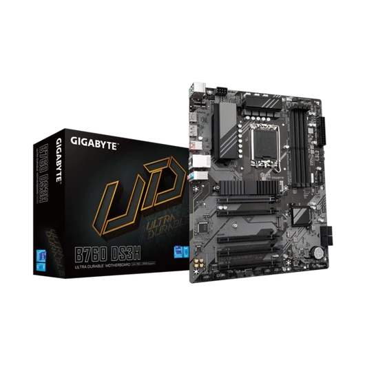 GIGABYTE Alaplap S1700 B760 DS3H INTEL B760, ATX
