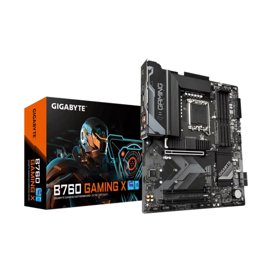 GIGABYTE Alaplap S1700 B760 GAMING X INTEL B760, ATX