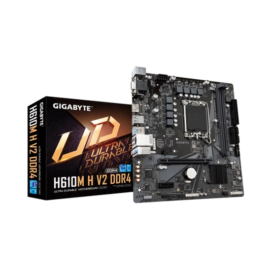 GIGABYTE Alaplap S1700 H610M H V2 DDR4 INTEL H610, mATX