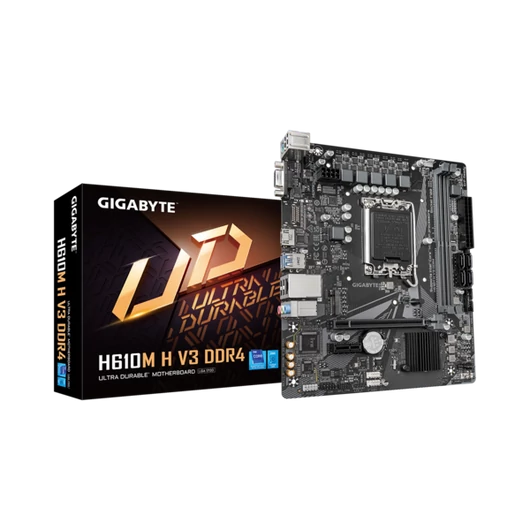GIGABYTE Alaplap S1700 H610M H V3 DDR4 INTEL H610, mATX