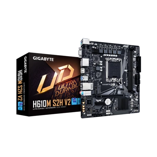 GIGABYTE Alaplap S1700 H610M S2H V2 INTEL H610, mATX