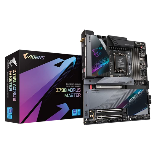 GIGABYTE Alaplap S1700 Z790 AORUS MASTER INTEL Z790, E-ATX