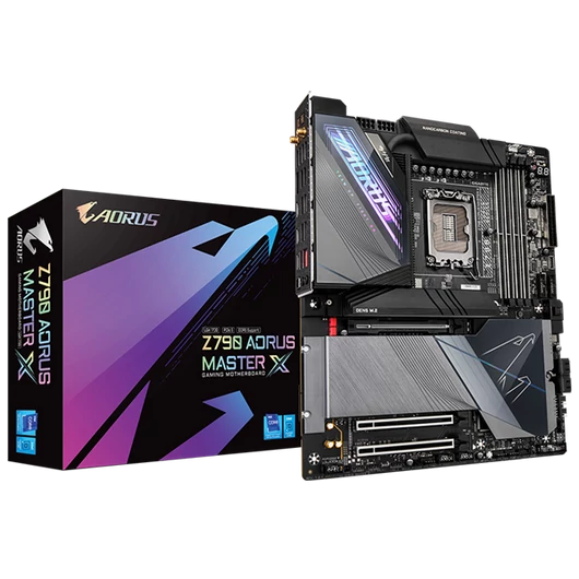 GIGABYTE Alaplap S1700 Z790 AORUS MASTER X INTEL Z790, E-ATX