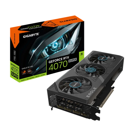 GIGABYTE Videokártya PCI-Ex16x nVIDIA RTX 4070 SUPER 12GB DDR6X OC