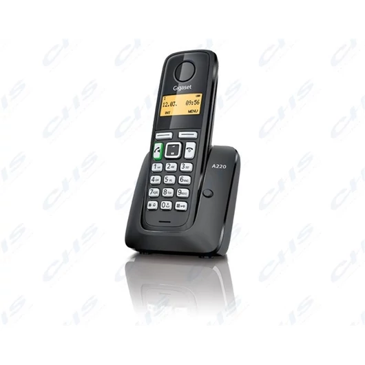 GIGASET ECO DECT Telefon A220A fekete Magyar menü, üzenetrögzítő