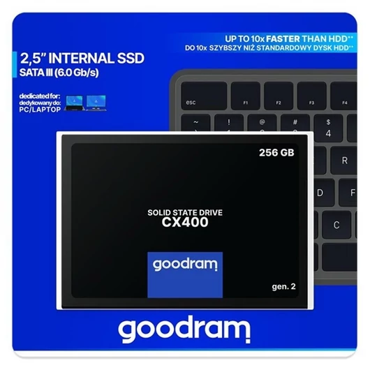 GOODRAM SSD 2.5" SATA3 256GB CX400 Gen.2