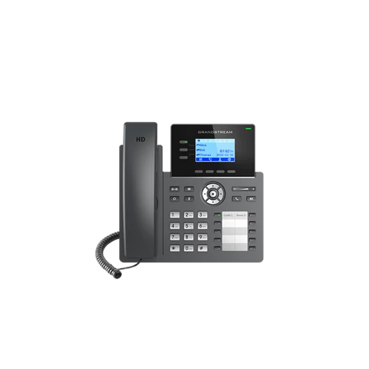 GRANDSTREAM IP Telefon 3 vonalas Carrier-Grade, HD LCD kilejző POE, GRP2604P