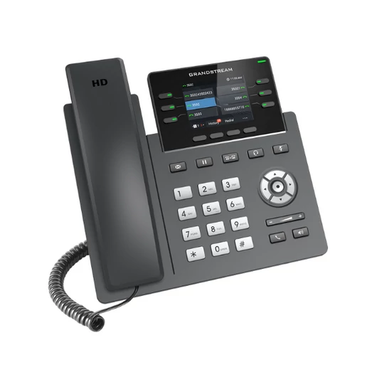 GRANDSTREAM IP Telefon 3 vonalas Carrier-Grade, HD színes LCD kijelző, GRP2613