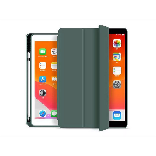HAFFNER APPLE IPAD 10.2 (2019/2020/2021) TABLET TOK ON/OFF FUNKCIÓVAL, APPLE PENCIL TARTÓVAL - GREEN (ECO CSOMAGOLÁS)