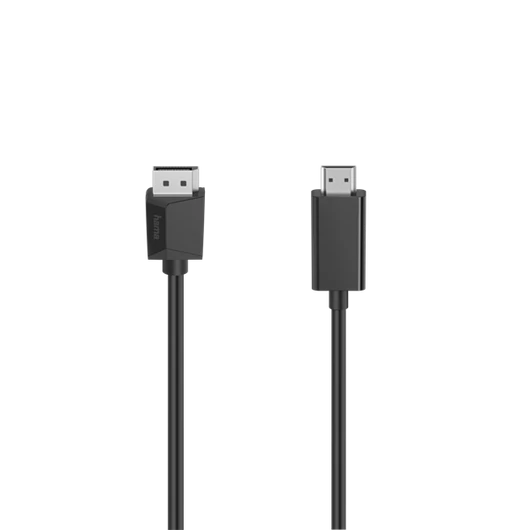 HAMA 200712, FIC DISPLAYPORT - HDMI KÁBEL 1,5M ULTRA HD,4K