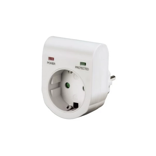 HAMA 47771, HÁLÓZATI TÚLFESZÜLTSÉGVÉDŐ ADAPTER, FEHÉR
