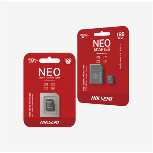 HIKSEMI Memóriakártya MicroSDHC 32GB Neo CL10 92R/15W UHS-I V10 + Adapter (HIKVISION)