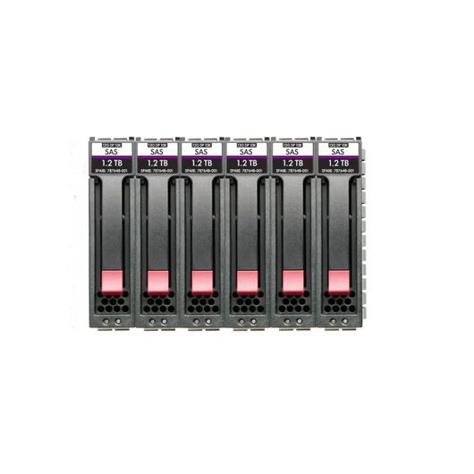 HPE MSA 10.8TB SAS 10K SFF 6pk HDD Bundle