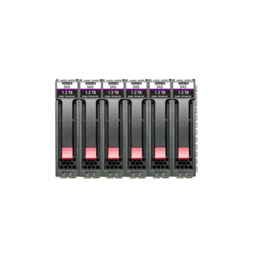 HPE MSA 7.2TB SAS 10K SFF M2 6pk HDD Bundle