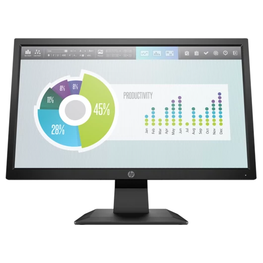 HP LED Monitor P204v 19.5", 16:9, 1000:1, 200cd, 5ms, VGA, HDMI