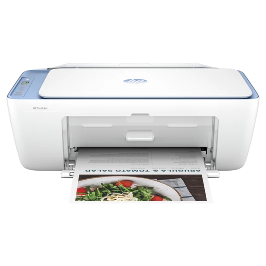 HP Tintasugaras MFP NY/M/S Deskjet 2822E , USB/WiFi, A4 7.5lap/perc, 4800x1200, Síkágyas, világoskék