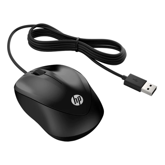 HP vezetékes egér 1000 - fekete