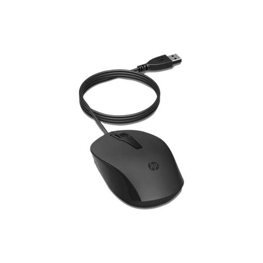 HP vezetékes egér 150 - fekete