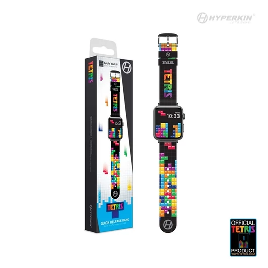 HYPERKIN Tetris "Tetrimino Stack" 38/40/42/44mm Quick Release óraszíj