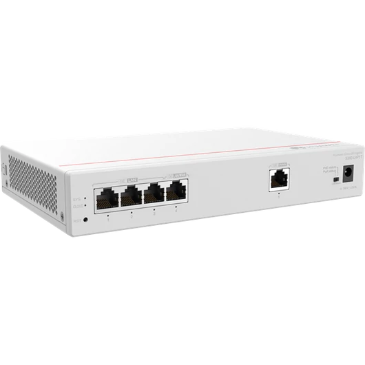 Huawei eKit Engine Gateway 1x1000Mbps (WAN) + 4x1000Mbps (PoE+), Menedzselhető, Asztali, S380-L4P1T