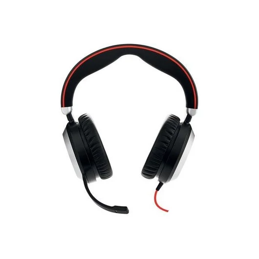 JABRA Fejhallgató - Evolve 80 UC Stereo Vezeték Nélküli/USB Adapter, Mikrofon
