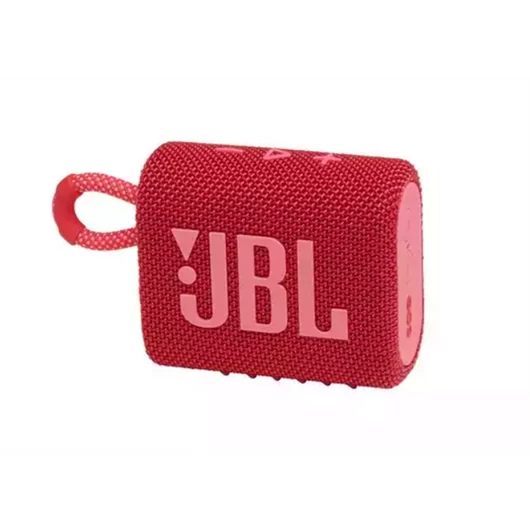 JBL Go 3 (hordozható, vízálló hangszóró), Piros