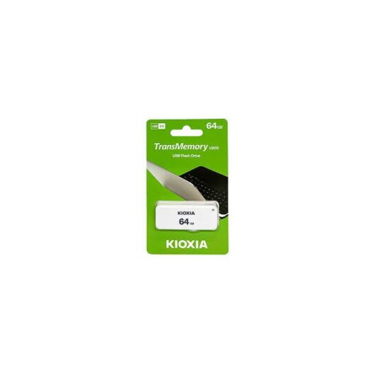 KIOXIA Pendrive 64GB, Yamabiko USB 2.0, Fehér (TOSHIBA)