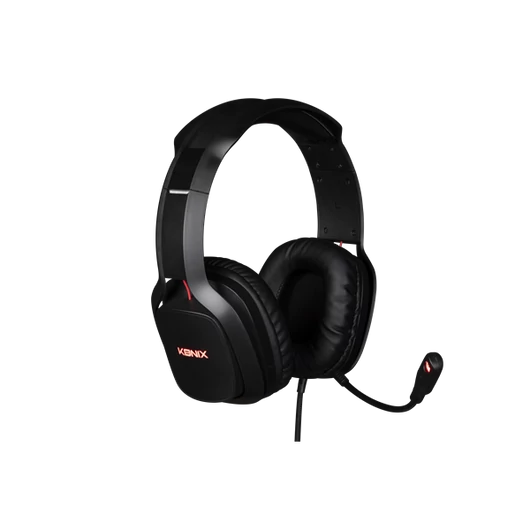KONIX - DRAKKAR PC Mistlur 2.0 Fejhallgató Vezetékes Gaming Stereo Mikrofon,  Fekete