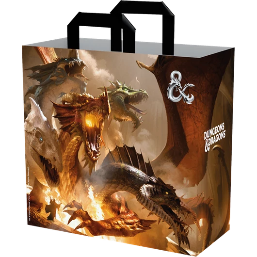 KONIX - DUNGEONS & DRAGONS "Flying Dragon" Bevásárló táska, Mintás