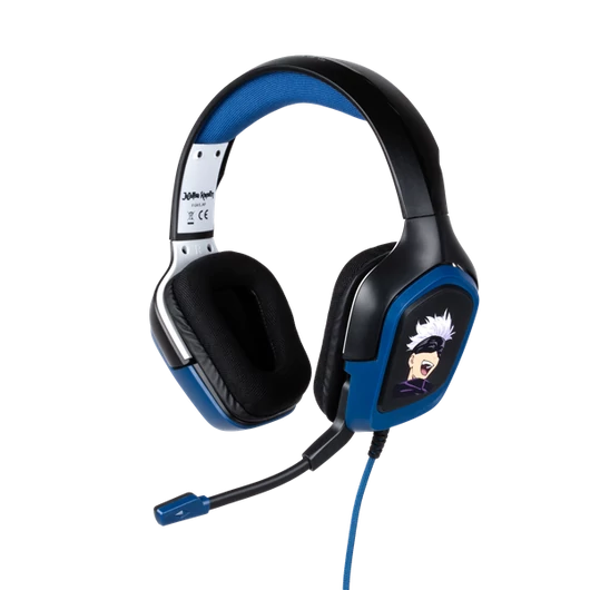 KONIX - JUJUTSU KAISEN 2.0 Fejhallgató Vezetékes Gaming Stereo Mikrofon, Fekete