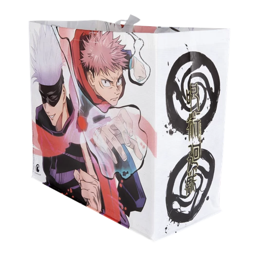 KONIX - JUJUTSU KAISEN Bevásárló táska, Fehér