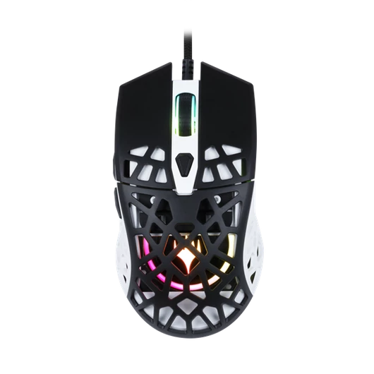 KONIX - MAGIC THE GATHERING "Ultra" Egér Vezetékes Gaming 10000DPI, Fekete-Fehér RGB