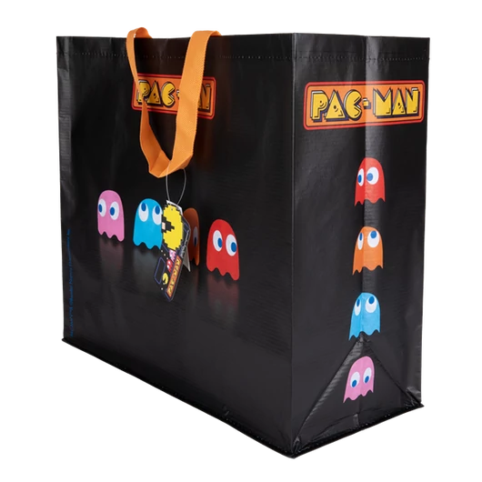 KONIX - PAC-MAN Bevásárló táska, Fekete