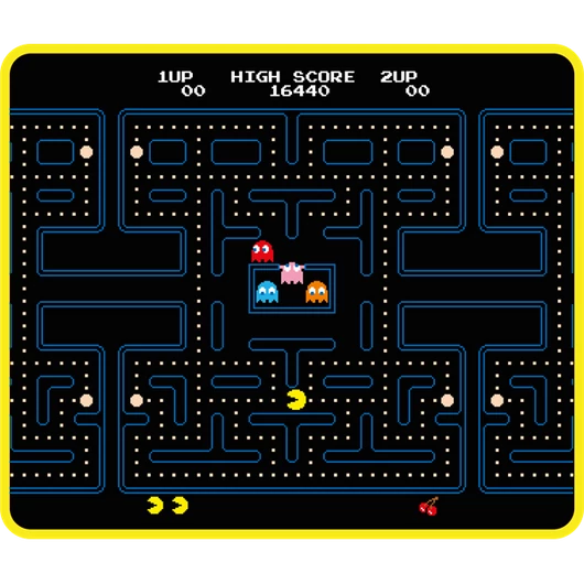 KONIX - PAC-MAN Gaming Egérpad 49x49x275mm, Mintás