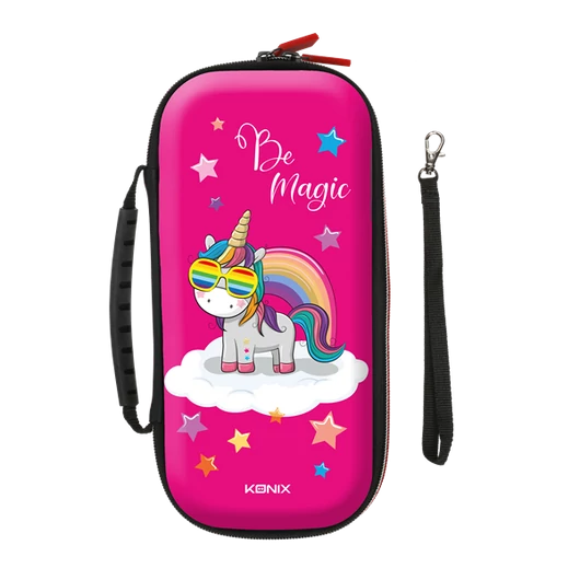 KONIX - UNIK " Be Magic" Nintendo Switch/Lite Utazó Tok, Színes