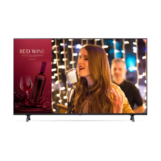 LG 16/7 TV Signage 65" 65UR640S, 3840x2160, 400cd/m2, 3xHDMI/2xUSB/RF/RJ45, webOS 6.0