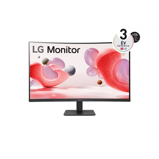 LG Ívelt VA monitor 31.5" 32MR50C-B, 1920x1080, 16:9, 250cd/m2, 5ms, 2xHDMI/VGA